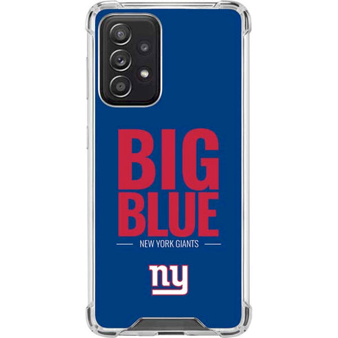 NFL New York Giants Team Motto Galaxy A52 5G Clear Case